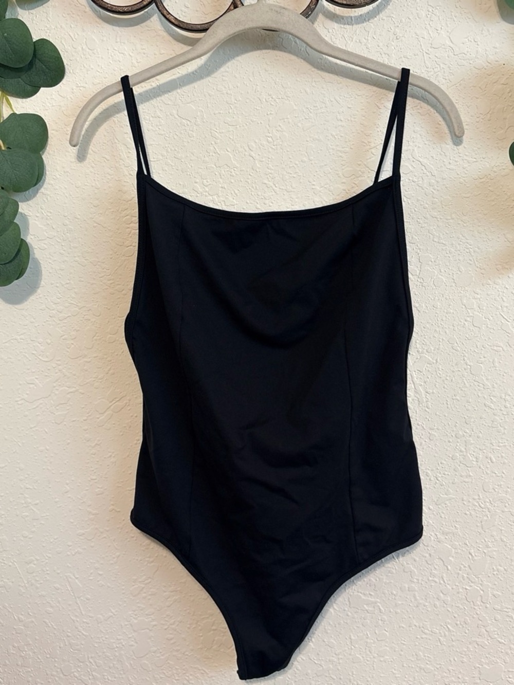 Intimately Free People Black Square-Neck Bodysuit ✨